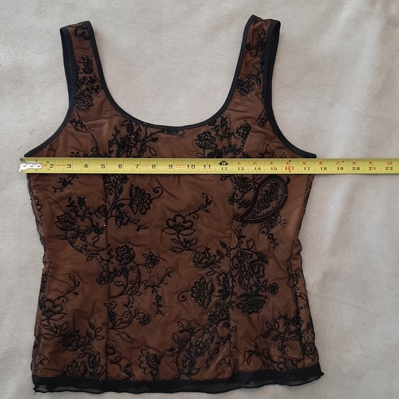 Cato Black Embroidered Beaded Detailed Top - Picture 11 of 12